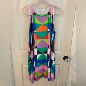 MARA HOFFMAN diamond swing dress, size M